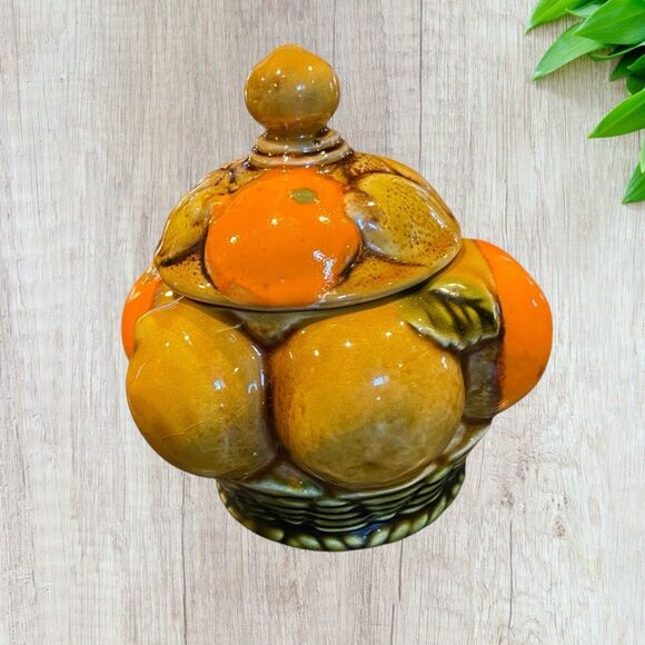 Vintage Inarco Japan Orange Spice Canister 5” - Picture 2 of 11